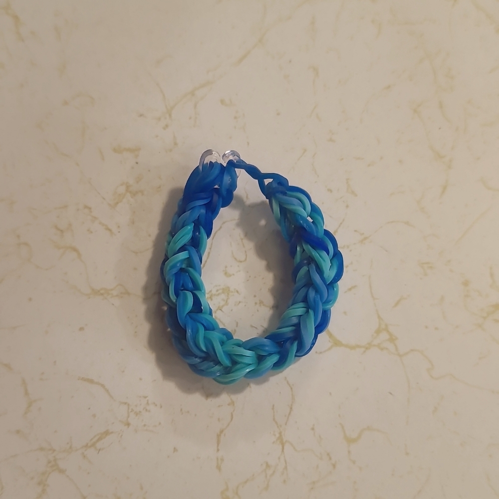 Blue bracelet handmade jewelry